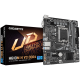 GIGABYTE Mainboard Desktop H610M H V3 DDR4 (LGA1700, 2xDDR4, 1xD-Sub, 1xHDMI, GLAN, 1xPCIe x16 4.0, 1xPCIe x1 3.0,1xM.2, 4xSATA3) mATX