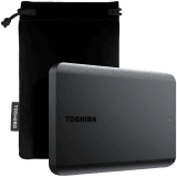 HDD Extern TOSHIBA CANVIO Basics Exclusive 1TB, 2.5", USB 3.2 Gen1 (5Gbit/s), Black, pouch, 149g