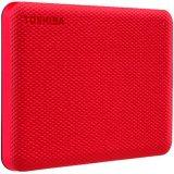 HDD Extern TOSHIBA CANVIO Advance 1TB, 2.5", USB 3.2 Gen1 (5Gbit/s), Backup and Security software, Textured Red, 149g