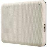 HDD Extern TOSHIBA CANVIO Advance 2TB, 2.5", USB 3.2 Gen1 (5Gbit/s), Backup and Security software, Textured White, 149g