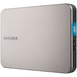 HDD Extern TOSHIBA CANVIO Flex 2TB, 2.5", USB 3.2 Gen1 (5Gbit/s), includes USB-A and USB-C cables, Warm Silver, 155g