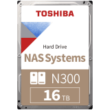 HDD NAS TOSHIBA N300 16TB CMR, 3.5'', 512MB, 7200RPM, SATA, TBW: 180