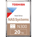 HDD NAS TOSHIBA N300 20TB CMR, 3.5'', 512MB, 7200RPM, SATA, TBW: 180