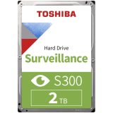 HDD Video Surveillance TOSHIBA S300 2TB SMR, 3.5'', 128MB, 5400RPM, SATA, TBW: 180