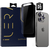 iLera Sapphire Ultra + Glass for iPhone 15 Pro Max