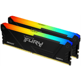 Kingston 16GB 3200MT/s DDR4 CL16 DIMM (Kit of 2) FURY Beast RGB
