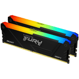 Kingston 64GB 3200MT/s DDR4 CL16 DIMM (Kit of 4) FURY Beast RGB