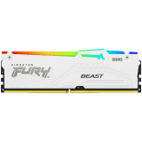 Kingston DRAM 16GB 5200MT/s DDR5 CL40 DIMM FURY Beast White RGB XMP