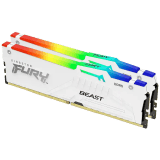 Kingston DRAM 64GB 5200MT/s DDR5 CL40 DIMM (Kit of 2) FURY Beast White RGB XMP