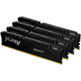 Kingston DRAM 64GB 5200MT/s DDR5 CL40 DIMM (Kit of 4) FURY Beast White RGB XMP