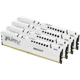 Kingston DRAM 128GB 5200MT/s DDR5 CL40 DIMM (Kit of 4) FURY Beast White XMP
