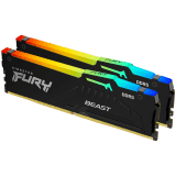 Kingston DRAM 64GB 5600MT/s DDR5 CL40 DIMM (Kit of 2) FURY Beast RGB XMP