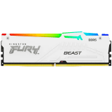 Kingston DRAM 16GB 5600MT/s DDR5 CL40 DIMM FURY Beast White RGB XMP