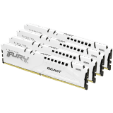Kingston DRAM 128GB 5600MT/s DDR5 CL40 DIMM (Kit of 4) FURY Beast White XMP