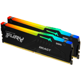 Kingston DRAM 64GB 6000MT/s DDR5 CL36 DIMM (Kit of 2) FURY Beast RGB EXPO