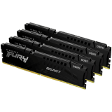 Kingston DRAM 64GB 6000MT/s DDR5 CL40 DIMM (Kit of 4) FURY Beast Black XMP