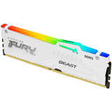 Kingston 16GB 6400MT/s DDR5 CL32 DIMM FURY Beast White RGB EXPO