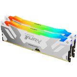 Kingston 64GB 6400MT/s DDR5 CL32 DIMM (Kit of 2) FURY Renegade RGB White XMP