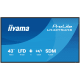 Iiyama ProLite LH4375UHS-B2AG 43" (42.5" viewable) LED-backlit LCD BUILT IN MEDIA  PLAYER SDMM Slot PC 4K UHD (2160p)