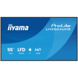 IIYAMA LFD LH5564UHS-B1AG 4K VA 55" 500cd 5000:1 6.5ms Android 14 OS, iiSignage, iiControl, iiShare, EShare, FailOver