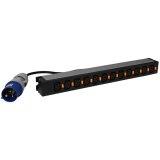 Legrand PDU 19'' 12 C13 outlets with cord locking system, 3m power supply cord with 16A IEC 60309, 1U aluminium profile