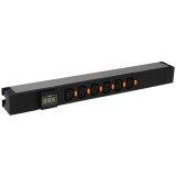 Legrand PDU 19'' 6 C13 outlets with ammeter, with cord locking system, connection on terminal block
