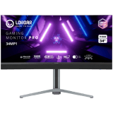 LORGAR 34MP1, UWQHD MiniLED Gaming Monitor Pro, 34'' (3440*1440) VA curved monitor, black/milky grey