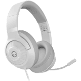 LORGAR Noah 101, Gaming headset with microphone, 3.5mm jack connection, cable length 2m, foldable design, PU leather ear pads, size: 185*195*80mm, 0.245kg, white