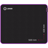 Lorgar Main 315, Gaming mouse pad, High-speed surface, Purple anti-slip rubber base, size: 500mm x 420mm x 3mm