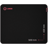 Lorgar Main 325, Gaming mouse pad, Precise control surface, Red anti-slip rubber base, size: 500mm x 420mm x 3mm