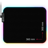 Lorgar Steller 913, Gaming mouse pad, High-speed surface, anti-slip rubber base, RGB backlight, USB connection