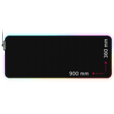 Lorgar Steller 919, Gaming mouse pad, High-speed surface, anti-slip rubber base, RGB backlight, USB connection