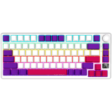 LORGAR KBP7075W, Wireless 75% Mechanical Gaming Keyboard Pro, White, EN layout