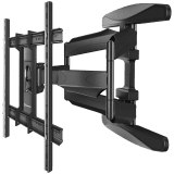 ONKRON Full Motion TV Wall Mount for 40 to 75-inch Flat Panel TVs Digital Panels 45,5 kg, Black