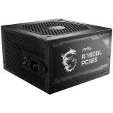 MSI MAG A750GL PCIE5, 750W, 80 Plus Gold, ATX Form Factor, 100~240 Vac Input Voltage, 47Hz ~ 63Hz Input Frequency
