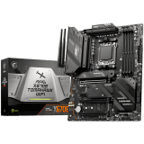 MSI MEG X670E TOMAHAWK WIFI, ATX, Socket AM5, 4xDDR5 Dual Channel DDR5 up to 6000(OC)MHz, 3x PCIe 3.0 16 slots, 4x M.2 slots, 4x USB 2.0, 1x USB 3.2 Gen 2, 4x USB 3.2 Gen 1, Type-C, 4x EX Debug LED, 7.1 HD Audio, 2.5G LAN, WiFI 6E, BT, 3Y