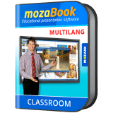 mozaBook MULTILANG - 40 languages / one device/ 1 Yearinteractive educational presentation software for teachers