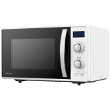 Toshiba MW2-AG23P(WH) 3-in-1 Microwave Oven with Grill and Combination Hob, 23 Litres, Rotating Plate with Storage