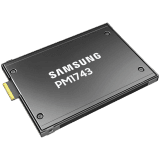 SAMSUNG PM1743 7.68TB Enterprise SSD, 2.5” 15mm, PCIe 5.0 x4, Read/Write: 14000 / 6000 MB/s, Read/Write IOPS 2500K/300K