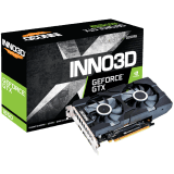 INNO3D NVIDIA Video Card GTX 1650 Twin X2 GDDR6 128bit, 1620 MHz / 12Gbps, 1x DP, 1x HDMI, 1x DVI-D, 2 fan, 2 slot