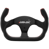 SIMAGIC C-Shaped Steering wheel without HUB, 325mm, Leather. S405