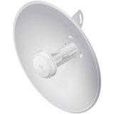 Ubiquiti airMAX PowerBeam M5 300, 5 GHz, 22 dBi bridge with 150+ Mbps throughput, 3+ km link range, 1 x 10/100 MbE port, 24V, 0.5A PoE adapter(Included), Pole mount kit(Included), Wind survivability 200 km/h, ESD/EMP protection Air/contact: ± 24 kV