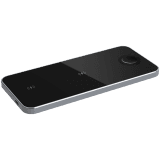 Prestigio ReVolt A5, 3-in-1 wireless charging station for iPhone, Apple Watch, AirPods, wilreless output for phone 7.5W/10W, wireless output for AirPods 5W, wireless output for Apple Watch 2.5W, material: aluminum+tempered glass, black+space grey color.