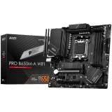 MSI Main Board Desktop PRO B650M-A WIFI (AM5, 4x DDR5, HDMI, DP, 2x PCI-E x16, 2x PCI-E x16, 2x M.2, 4x SATA 6G