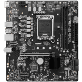 MSI PRO B760M-B DDR4, mATX, Socket 1700, Dual Channel DDR4 4800(OC)MHz, 1x PCIe x16 slots, 2x M.2 slots, 1x HDMI, 1x DP