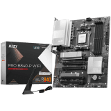 MSI PRO B840-P WIFI, ATX, Socket AM5, 4x DDR5 Dual Channel DDR5 up to 8000(OC)MHz, 5x PCIe x16 slot, 2x M.2 slot, 4x USB 2.0, 2x USB 5Gbps, 1x USB 10Gbps, 1x USB 10Gbps Type-C, HDMI, 7.1 HD Audio, 2.5G LAN, WiFi, BT, 3Y