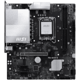 MSI PRO H810M-B, mATX, LGA 1851, 2x DDR5 Dual Channel DDR5 up to 6400(OC)MHz, 1x PCIe x16 slot, 1x M.2 slot, 4x USB 2.0, 2x USB 5Gbps, HDMI, DP, 7.1 HD Audio, 2.5G LAN, 3Y