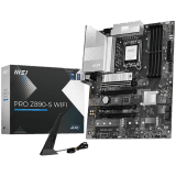 MSI PRO Z890-S WIFI, LGA 1851, Dual Channel DDR5 up to 8600(OC)MHz, 4x PCIe x16 slots, 3x M.2 slot, 4xUSB 2.0, 6xUSB 5Gbps A, 1xUSB 20Gbps C,1x HDMI, 1x Type-C DP,1x DP, 2.5GbpsLAN, 7.1 Audio, 3y warranty