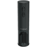Bolsena, Electric wine opener with Prestigio Logo, aerator , vacuum preserver, Black color