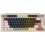 ROYAL KLUDGE RK L75 Mocha Grey Gaming Keyboard Beige switch